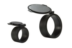 Black lens covers for camera accessories