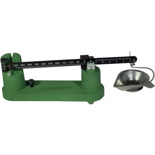 Green reloading beam scale for precision weighing