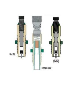 Diagram of three types of valve cross-sections