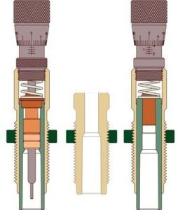 Detailed diagram of mechanical valve components