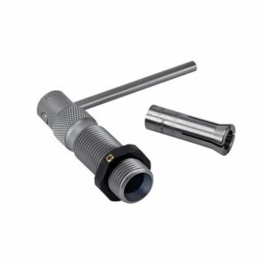 Adjustable metal threading tool with components