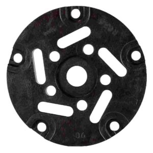 Circular metal gasket with multiple holes