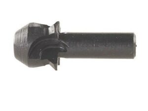 Black metal tool with cylindrical shape