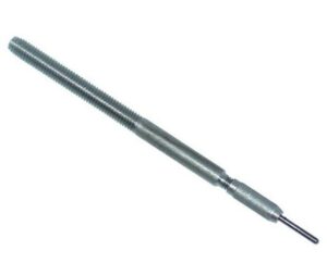 Metal threaded rod with pointed tip