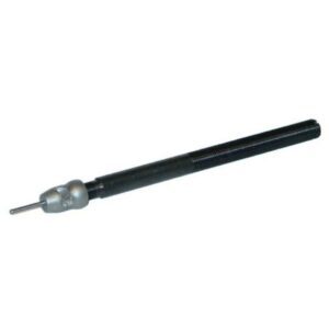 Metal center punch tool with threaded handle
