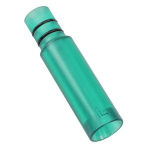 Green silicone connector with double rings.