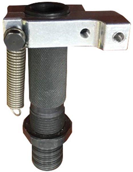 Metal plunger with spring, industrial component