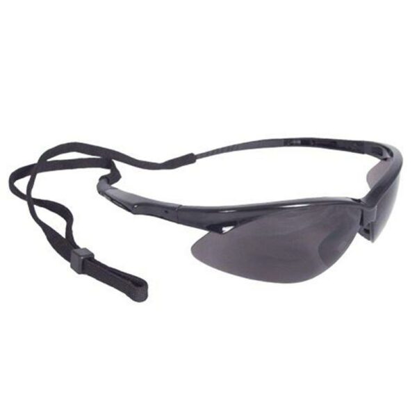 Black sports sunglasses with strap