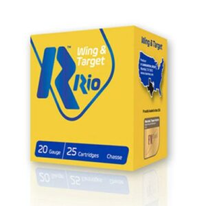 Rio ammunition box with 20 gauge cartridges