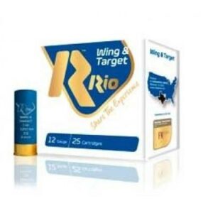 Rio Wing & Target 12-gauge shotgun shells box