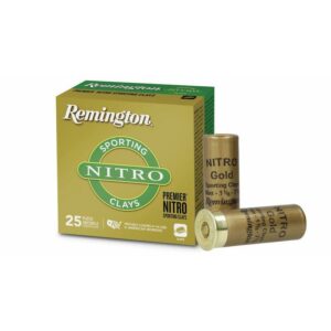 Remington Nitro sporting clays ammunition box and shells.