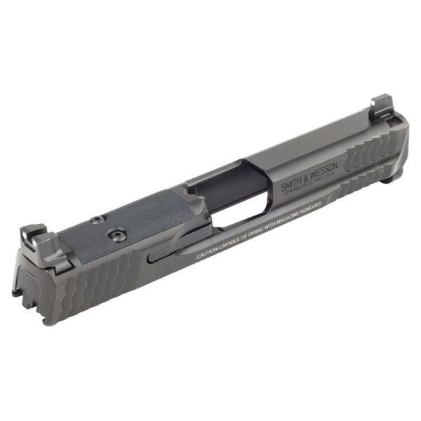 Smith & Wesson gun slide for handgun.