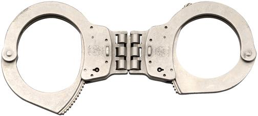Smith & Wesson Universal Size Handcuff - Hinged Nickel