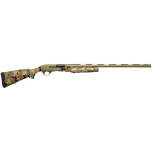 Camouflage shotgun with long barrel