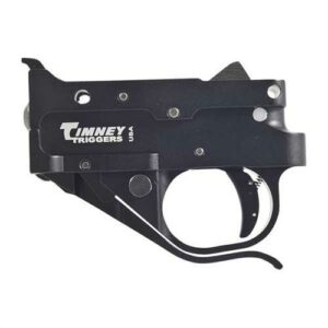 Black Timney trigger mechanism for firearms