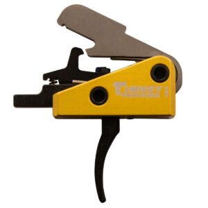 Gold rifle trigger mechanism side view