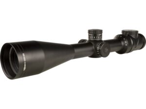 Trijicon rifle scope, 4-24x50 magnification.