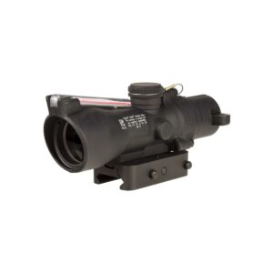Rifle scope with mounting bracket