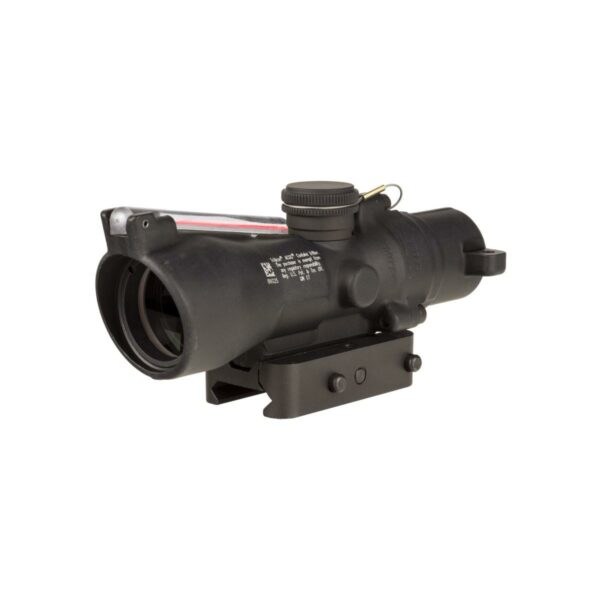 Rifle scope with mounting bracket