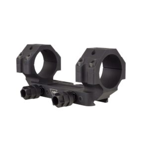 Black tactical scope mount for rifles