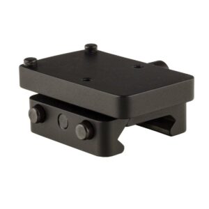 Black metal mounting bracket adapter