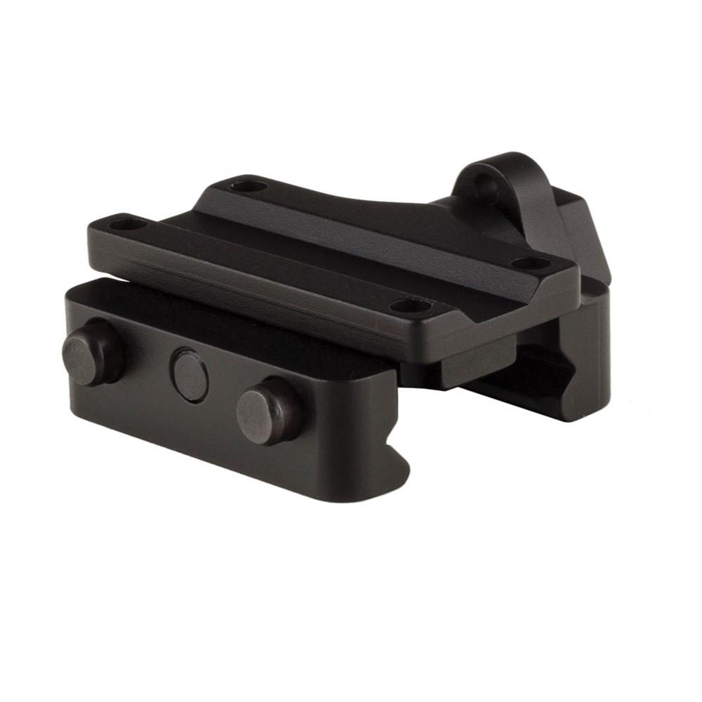 Black tactical mount for optics attachment