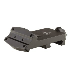 Black metal industrial mounting bracket hardware