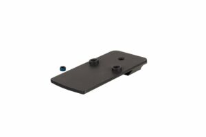 Mounting base plate with screw attachment