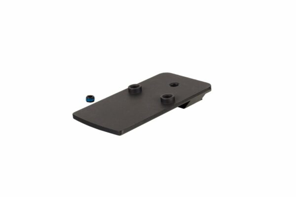 Mounting base plate with screw attachment