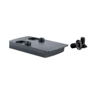 Mounting bracket and screws for hardware installation.