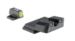 Black night sights for pistols