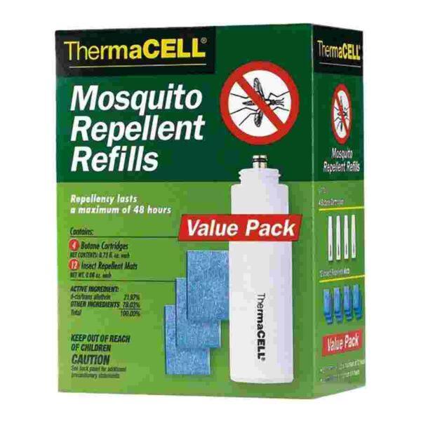 ThermaCELL mosquito repellent refills value pack box.