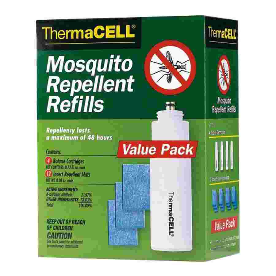 ThermaCELL mosquito repellent refills value pack box.