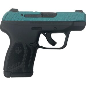 Ruger pistol with teal slide