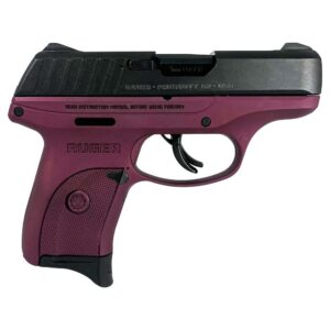 Purple Ruger handgun side view