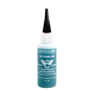 Ultima-Lube action oil bottle with nozzle cap.