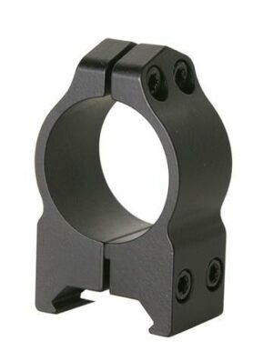 Black scope mount ring with screws
