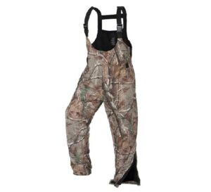 Camo overalls with tree pattern design