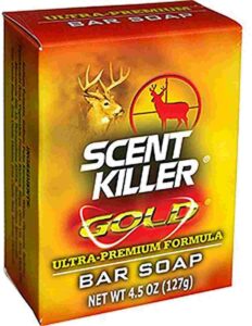 Scent Killer Gold bar soap packaging
