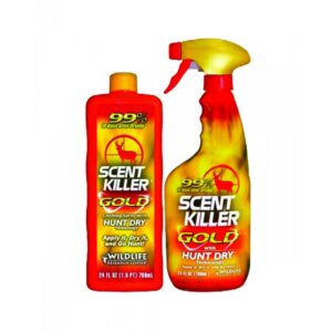 Scent Killer Gold hunting spray bottles
