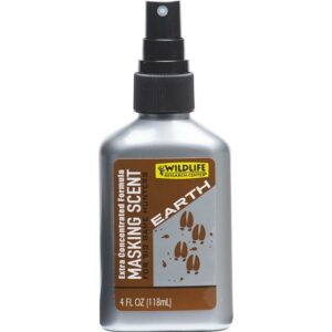 Earth masking scent spray bottle for hunters