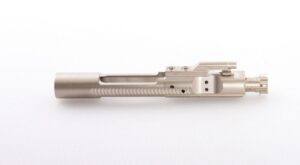 Titanium-coated bolt carrier group for firearms.