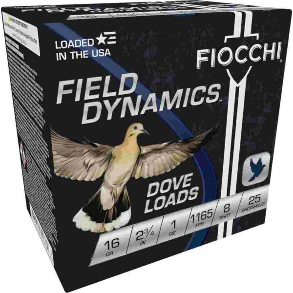 Fiocchi Field Dynamics Dove Loads ammunition box