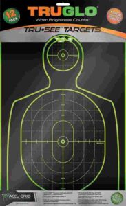 TruGlo shooting target with grid patterns