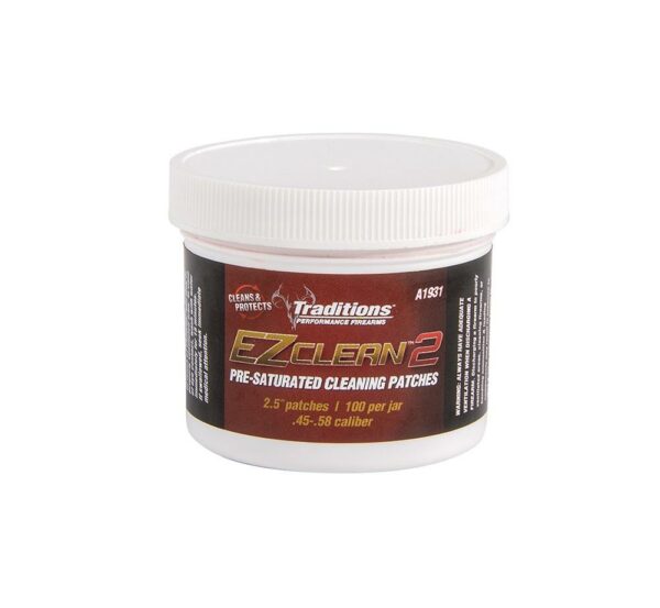 EZ Clean 2 pre-saturated cleaning patches jar