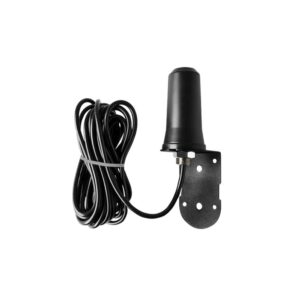 Black external GPS antenna with coiled cable