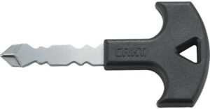 T-shaped multi-tool key with black handle.