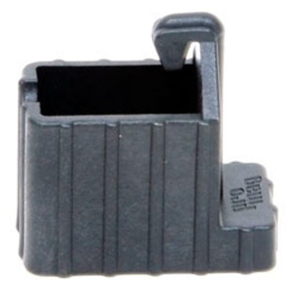Gray plastic socket protector with ribbed design