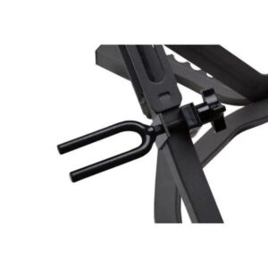 Close-up of black metal tool fork