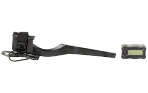 Electronic device with straps and display screen.